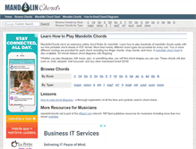 Tablet Screenshot of mandolinchords.net